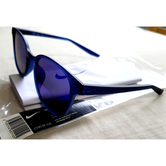 Nike Unisex Sunglasses Ultraviolet Mirror Lens Square Frame SESSION M CT8128 416 - Picture 5 of 10